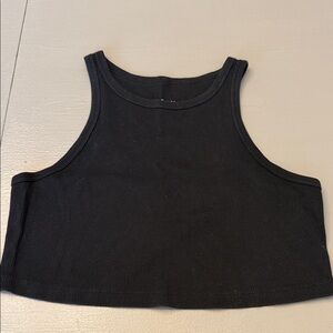 WILD FABLE | Black Sleeveless Crop Top